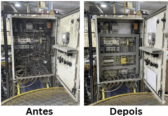 Soluções industriais FSW — antes e depois 1