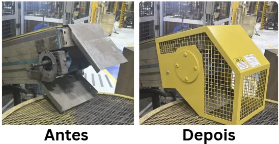 Soluções industriais FSW — antes e depois 2