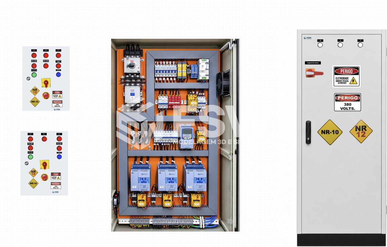 Painéis elétricos — registro 1