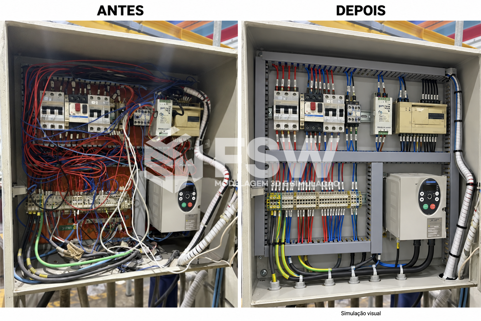 Painéis elétricos — registro 5