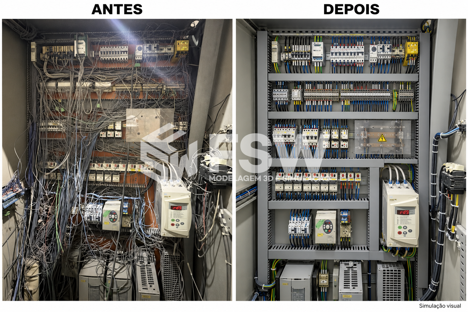 Painéis elétricos — registro 6