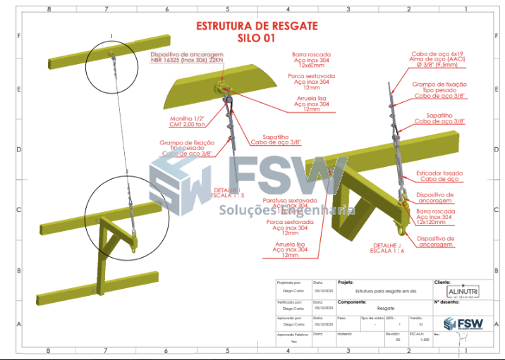 Projeto especial para SILO de armazenamento — 3