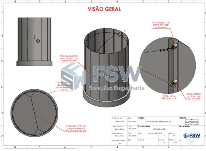 Projeto especial para SILO de armazenamento — 5