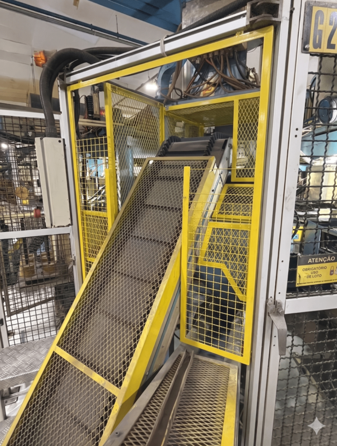 Sistema de proteção em linha de produção